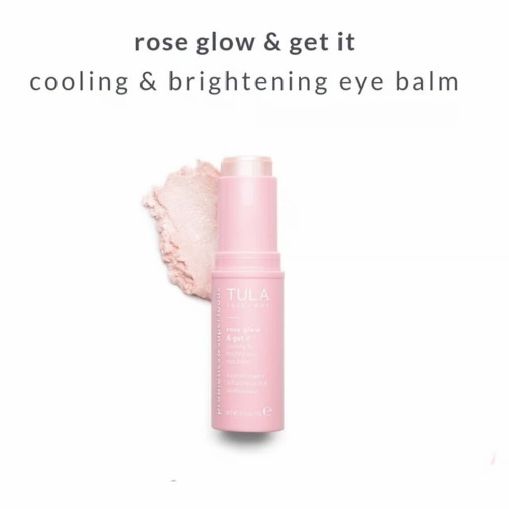 Tula Rose Glow & Get It Cooling & Brightening Eye Balm
